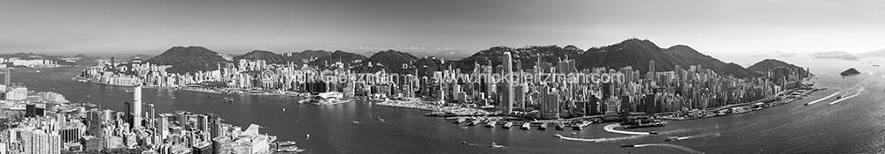 090821-4887-99-BW <i>Hong Kong Island #1 B&W</i>