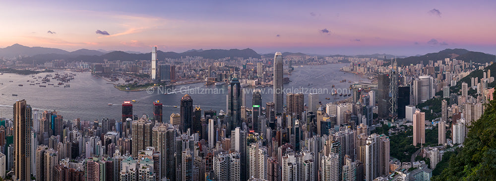 110727-3983-87 <i>Hong Kong Dusk #4</i>