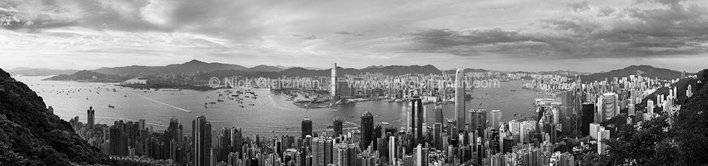 140716-7527-42-BW <i>Victoria Harbour #10 B&W</i>
